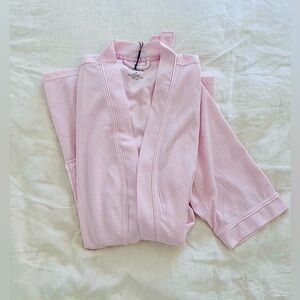 NWT Pink Waffle Knit Robe